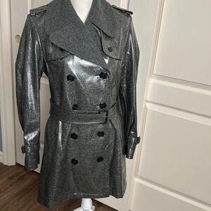 💥Burberry London Vinyl Coat- Size 10💥